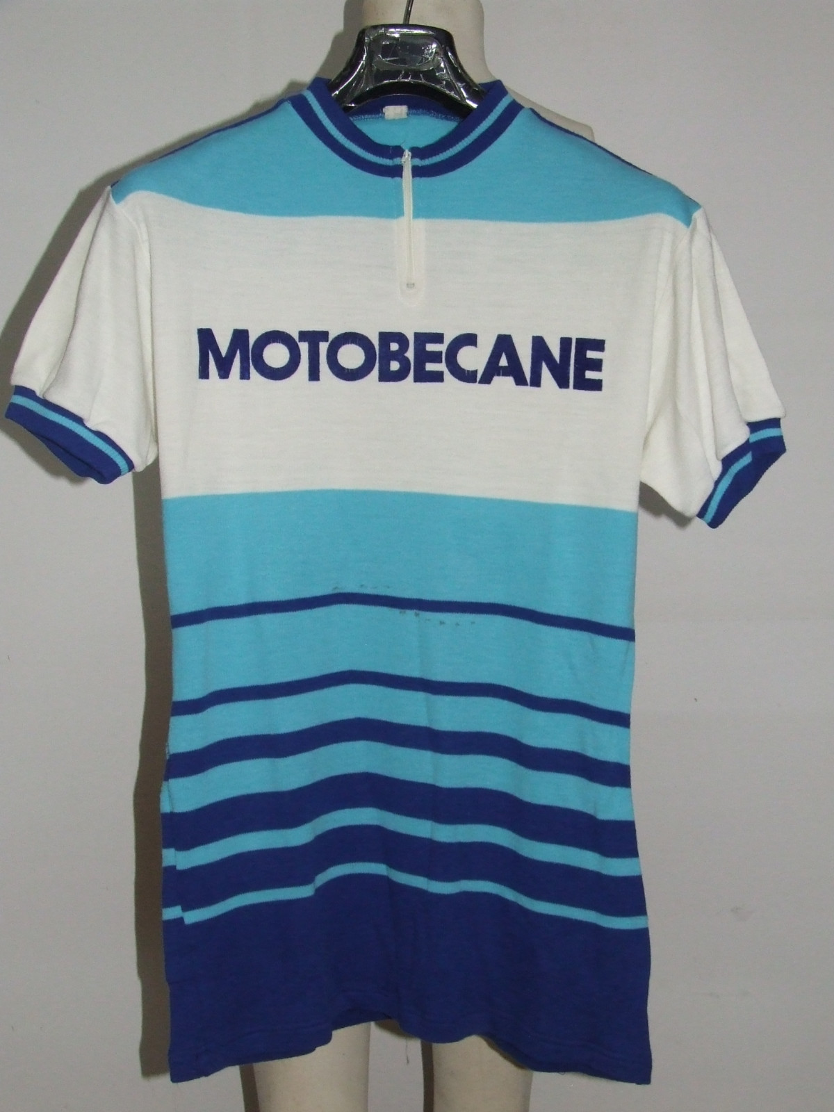 CAMISETA BICI SHIRT MAILLOT CICLISMO EROICA VINTAGE 70'S MOTOBECANE ACRÍLICO CAMISETA BICI SHIRT MAILLOT CICLISMO EROICA VINTAGE 70'S MOTOBECANE ACRÍLICO