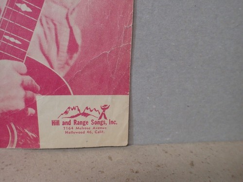 (1) vintage sheet music EDDY ARNOLD - Bouquet Of Roses, Victor Records - Picture 7 of 8
