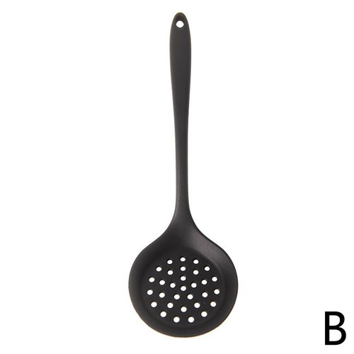 Silicone Slotted Skimmer Spoon Food-grade Silicone Anti-slip Handle йμ T1K5 - Picture 14 of 14