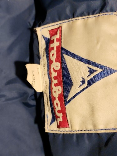 Vintage Blue Holubar Down Puffer Jacket Boulder Colorado Size Large - Picture 8 of 9