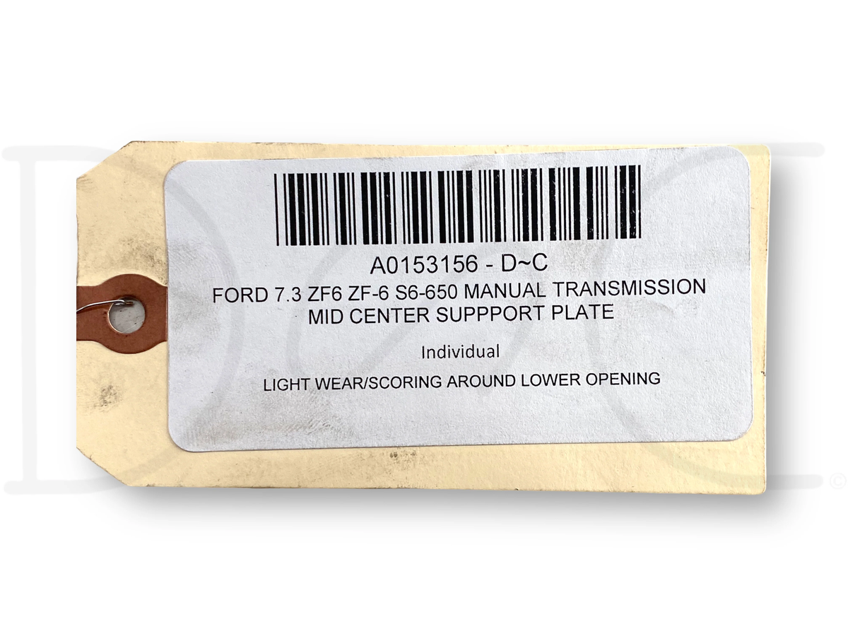 Ford 7.3 ZF6 ZF-6 S6-650 Manual Transmission Mid Center Suppport