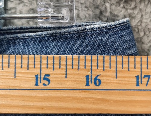 Pantalones de mezclilla vintage UNK NBA parches bordados redes de Nueva Jersey 34x32 - Imagen 5 de 6