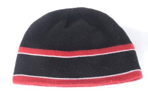 Titleist Golf BEANIE CAP Black w/ Red Stripe ONE SIZE Unisex 100% Acrylic MINT! - Picture 2 of 4