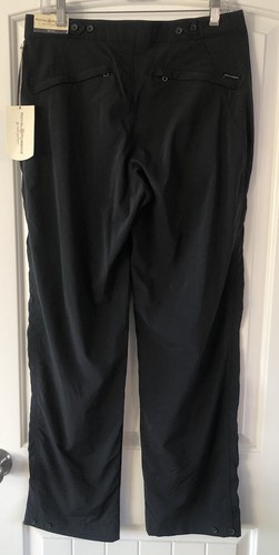 Royal Robbins Women 10 Classic Cardiff UPF 40+ Straight Stretch Pants Black NWT - Picture 4 of 16