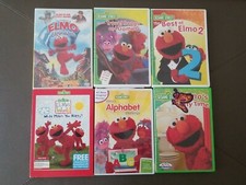 ELMO 6 DVD lot potty time alphabet travel songs best of grouchland world 1 NEW 
