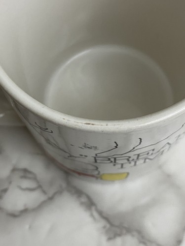 Taza de café Ziggy Break Time 1980 vintage taza de 12 onzas de gres rara - Imagen 7 de 8