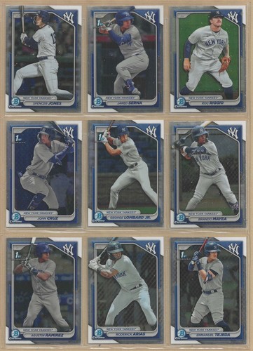 2024 Bowman PAPER BASE & CHROME PROSPECTS Team Set - PICK ANY TEAM(S) YOU WANT - Picture 47 of 73
