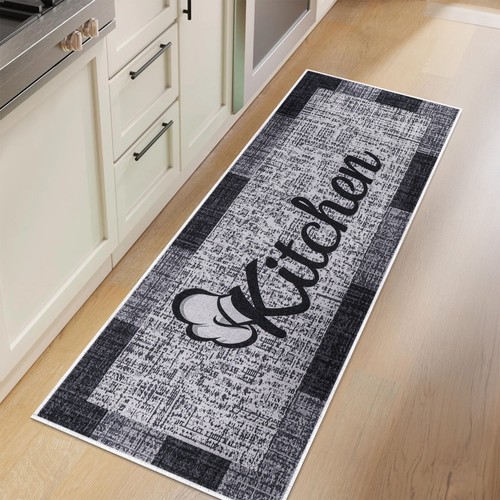 Non Skid Washable Kitchen Runner Rug - Ultra-Thin 70 % Cotton Kitchen Floor Mat - Picture 14 of 164