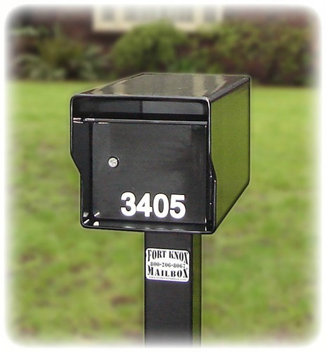 Extreme Heavy Duty High Security Locking Steel Mailbox - All welded 68 pounds! - Picture 3 of 13