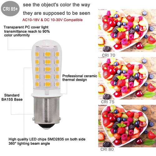 12V BA15S LED Bulb S8 SC 3W 300Lm 2700K Warm White,Bayonet Single Contact Bas... - Picture 5 of 8
