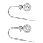  Set of 2 Haken Für Gardinen Zubehör Tiebacks Von Vorhängen Vorhangstangenhaken