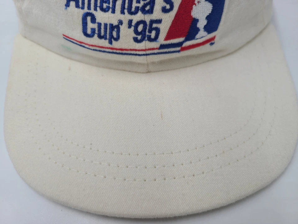De colección 1995 Americas Cup ESPN Correa Ajustable Gorra Vela Competición Hombres Foto 3 de 4