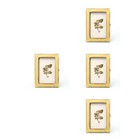  4 Stück Retro Vintage 6-Zoll-Foto-Bilderrahmen aus Holz für Zuhause, Geschäft,