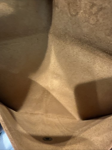 UNBRANDED EXPLORE BRAUN LEDER TASCHE CLUTCH TASCHE - Bild 6 von 6