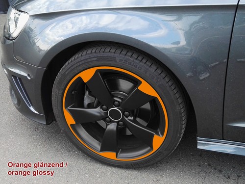 9x21 Inch ET35 Rim Stickers Suitable suitable for Audi A7 A8 Rs 5-Arm rotor Rims - Picture 9 of 12