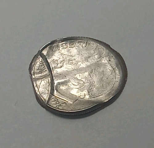 1998 P Roosevelt Dime On A Nickel Planchet Rare Error Coin See Pics. - Picture 6 of 11