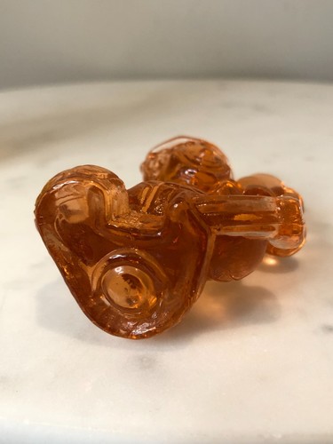 Mosser Glass Iffy Clown Peach Figure with box, 3-1/4" tall - Picture 7 of 8