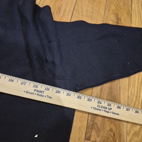 TOTALMENTE NUEVO Suéter Schott Bros XL Para Hombre Azul Cremallera Completa Algodón Grueso Tejido - Imagen 5 de 8