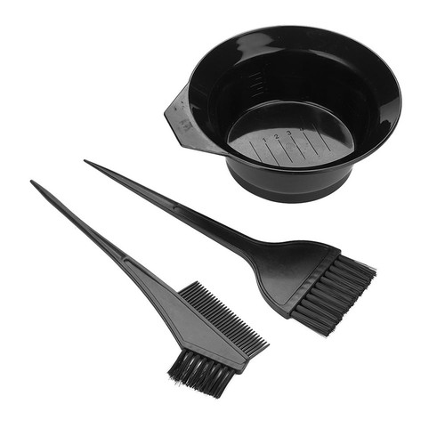 3pcs Haarfärbebürste Und Schüssel Set Professional Hair Salon Dyeing Perming CUB - Bild 19 von 19