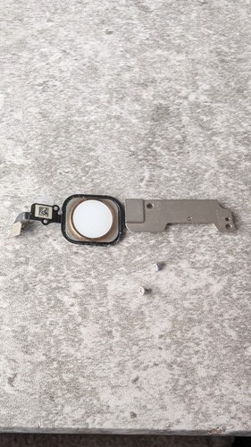 iPhone 6 Gold Home Button Replacement Parts with Bracket