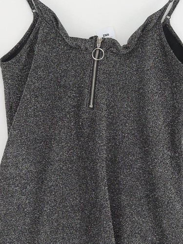 Lazy Oaf Women's Midi Dress S Black 100% Nylon Tank Dress - Picture 3 of 5