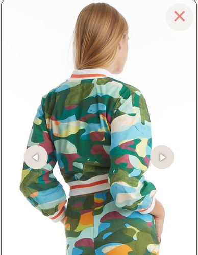 juicy couture abstract camo jacket Sz XS style :JCW20003AM - Picture 4 of 11