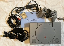Sony PS1 Console + 1 Controller + Memory Card + Hyperkin HDTV HDMI 