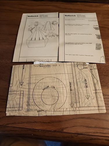 Butterick Sewing Pattern 6374 - 11 1/2" Doll Clothes Delineator Girls Uncut - 第 4/7 張圖片