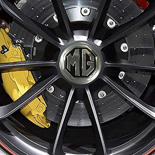 4pcs 2.22inch Car Logo ABS Material Wheel Center Cap Sticker fit MG silver - Afbeelding 5 van 5