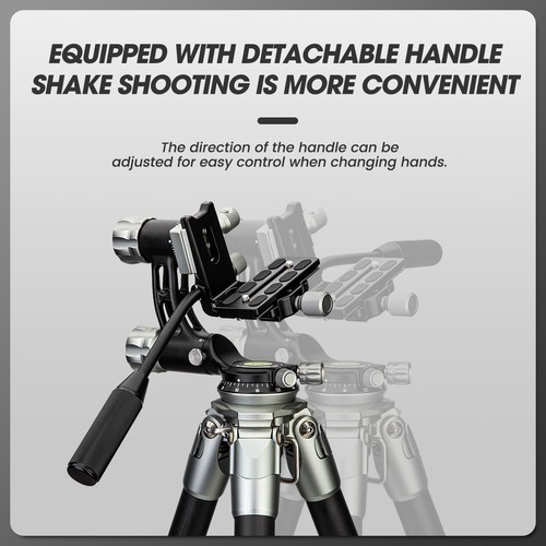 Fotopro E-9 Carbon Fiber Eagle Series Gimbal Head Tripod Professional Tripod - Picture 10 of 17