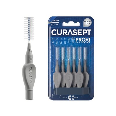 Curasept Proxi Interdentalbürsten T27 - 6 x Grau 2,7 mm Zahnzwischenraumbürste