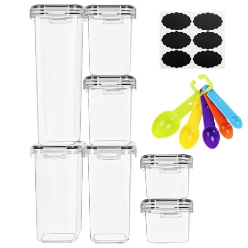 7-Piece Airtight Food Storage Containers, Kitchen Storage Containers with - Picture 7 of 7
