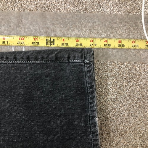 Lucky Brand 361 Jeans 33x32 (passt 33x27) Herren Schwarz Vintage Stretch Dark Wash - Bild 13 von 14