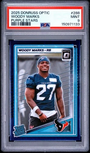 2025 Panini Woody Marks Base (PSA 9)