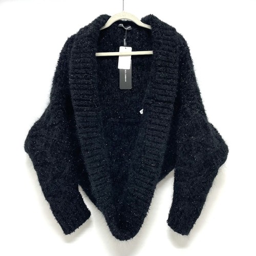 Cárdigan tejido angora manga Dolman sin botones DOLCE&GABBANA FXA59T SIN USAR - Imagen 4 de 11