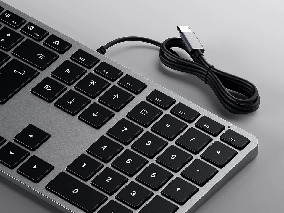 Satechi Slim W3 Wired Keyboard German (QWERTZ) - Image 3 of 4