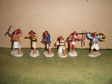 Paragon Scenics 1/32 Painted Plastic *Apaches x 6 Foot* Set #1