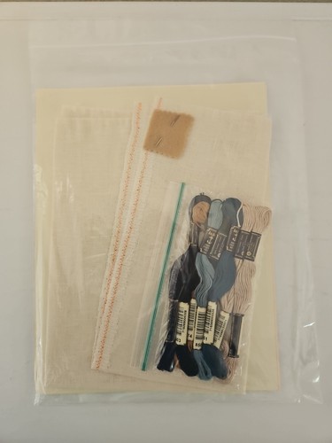 Carolina Historic Needlework 1790 SAMPLER Reproduction Cross Stitch Kit w/Linen - Picture 2 of 7