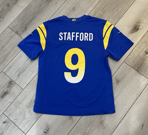 Matthew Stafford Los Angeles Rams Super Bowl Nike Game Jersey Youth Medium NWT - Picture 5 of 7