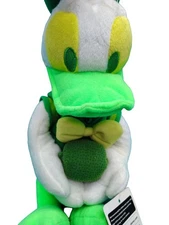 Disney Sega Lime Flavor of the Month Green Donald Duck Plush 16"