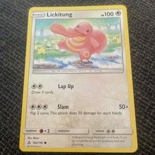 Pokemon TCG Lickitung S&M Ultra Prism 102/156 Regular Common Card Played LP