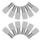 100 Pcs Regalstützstifte Haltbarkeitshalterung Edelstahlregalstifte