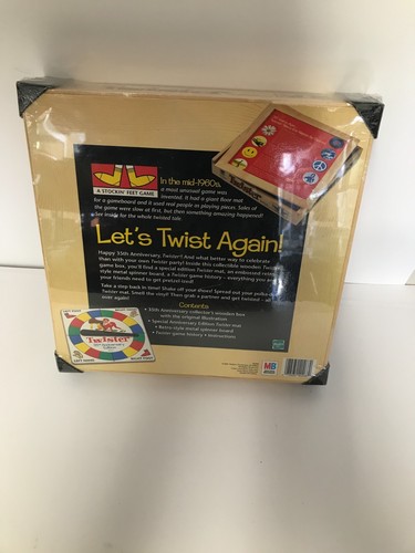 Twister 35th Anniversary Edition Wood Box Hasbro Nostalgia Series NEW SEALED! - Picture 2 of 2