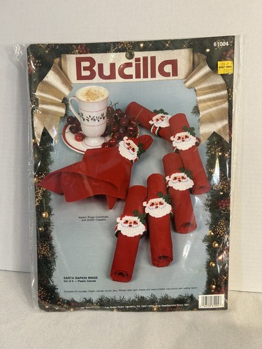 3 kit tela plastica natalizia Bucilla vintage - Foto 6 di 7