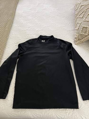 Under Armour Golf Fitted Coldgear Long Sleeve Mock Pullover Shirt Gr. XL