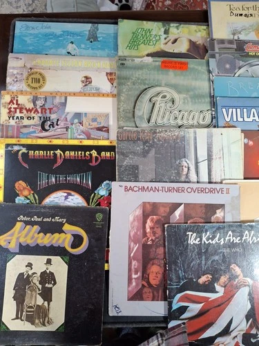 Lot of 21 Rock N Roll Albums Vinyl, Bad Company,  THE WHO, Elton John 1970s+