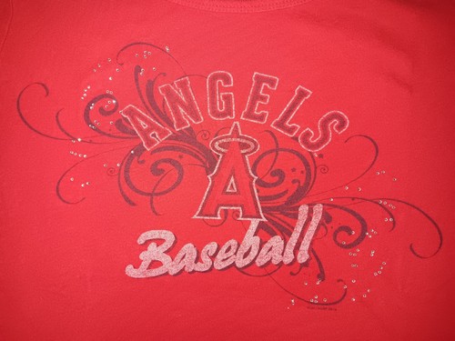 G3 For Her Damen Medium LA Angels Of Anaheim rotes Shirt - Bild 2 von 4
