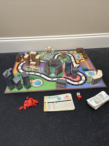 Vintage Hotels 1987 Milton Bradley Board Game 100% Complete - Box Damage - Picture 2 of 17