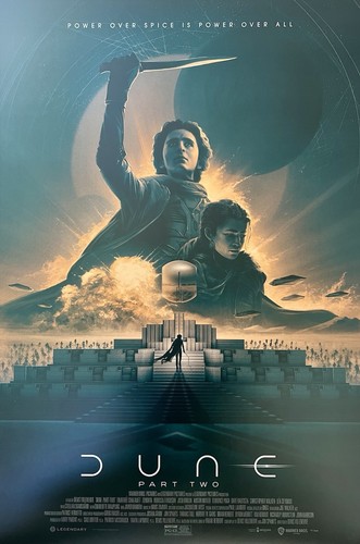 Póster impreso variante lámina Matt Ferguson Dune 2 Mondo artista cuello de botella arte - Imagen 1 de 6