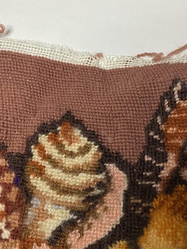 1978 Gems from the Sea Shells 12 x 12 Sunset Needlepoint Kit #6100 Completed - Picture 4 of 16